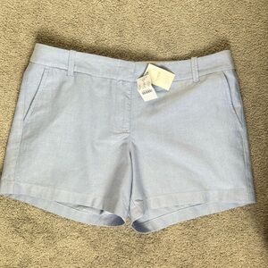 J.Crew City Fit 5” Oxford Shorts Size 12 |Light Blue Classic Preppy Coastal